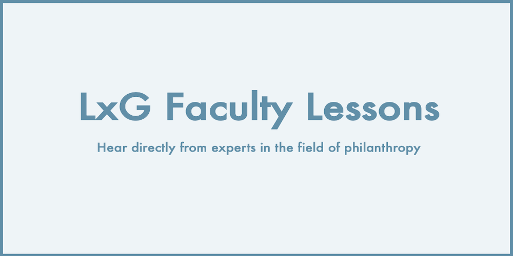 What is Philanthropy: Why this Matters