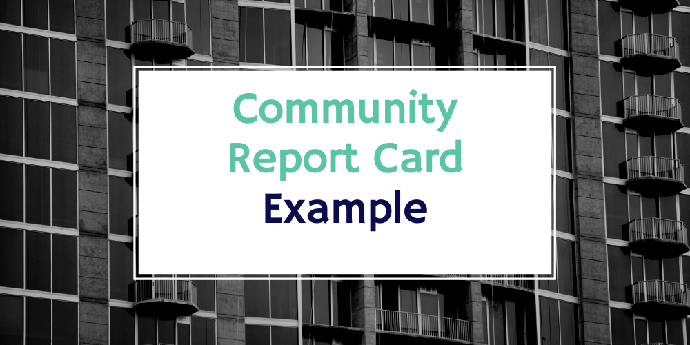 Community Report Card - Example